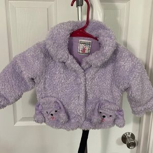 Fuzzy Wear Purple Poodle Coat